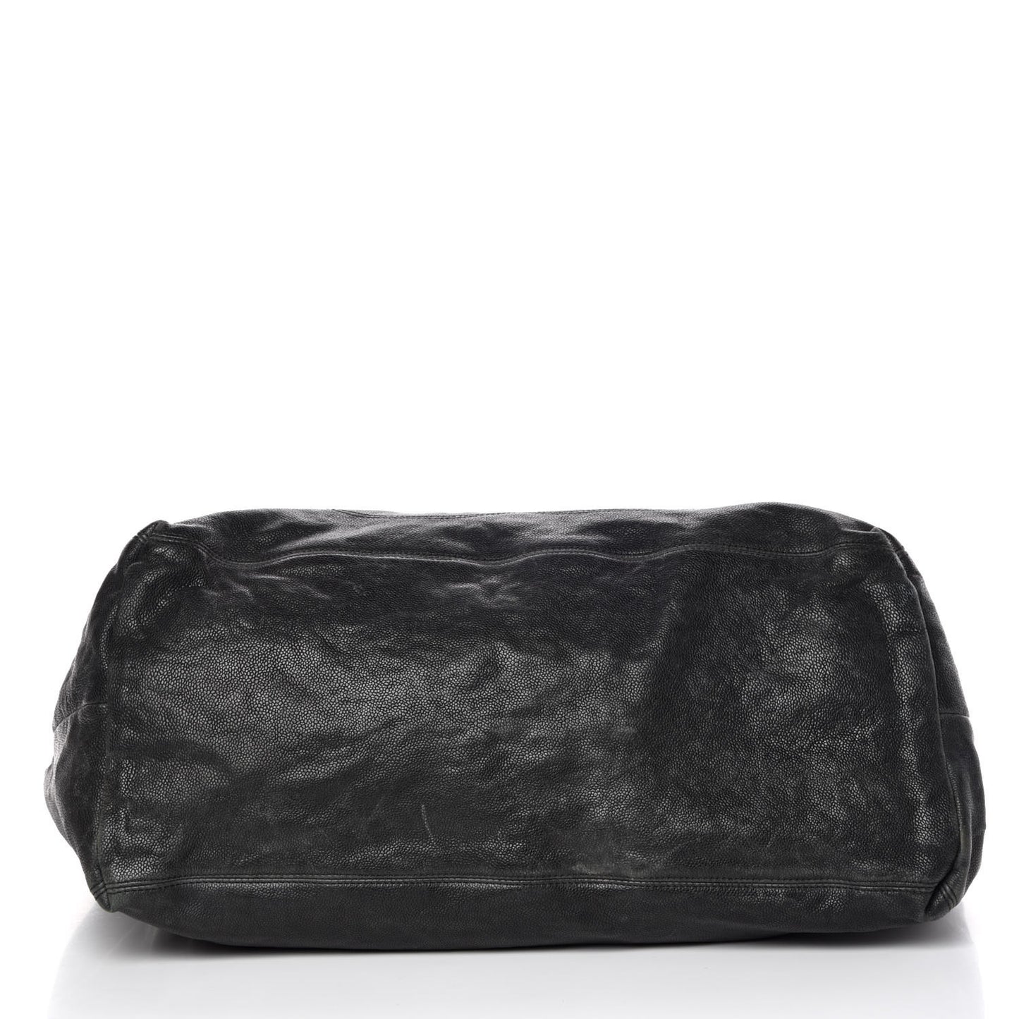 Distressed Caviar XL Coco Cabas Black