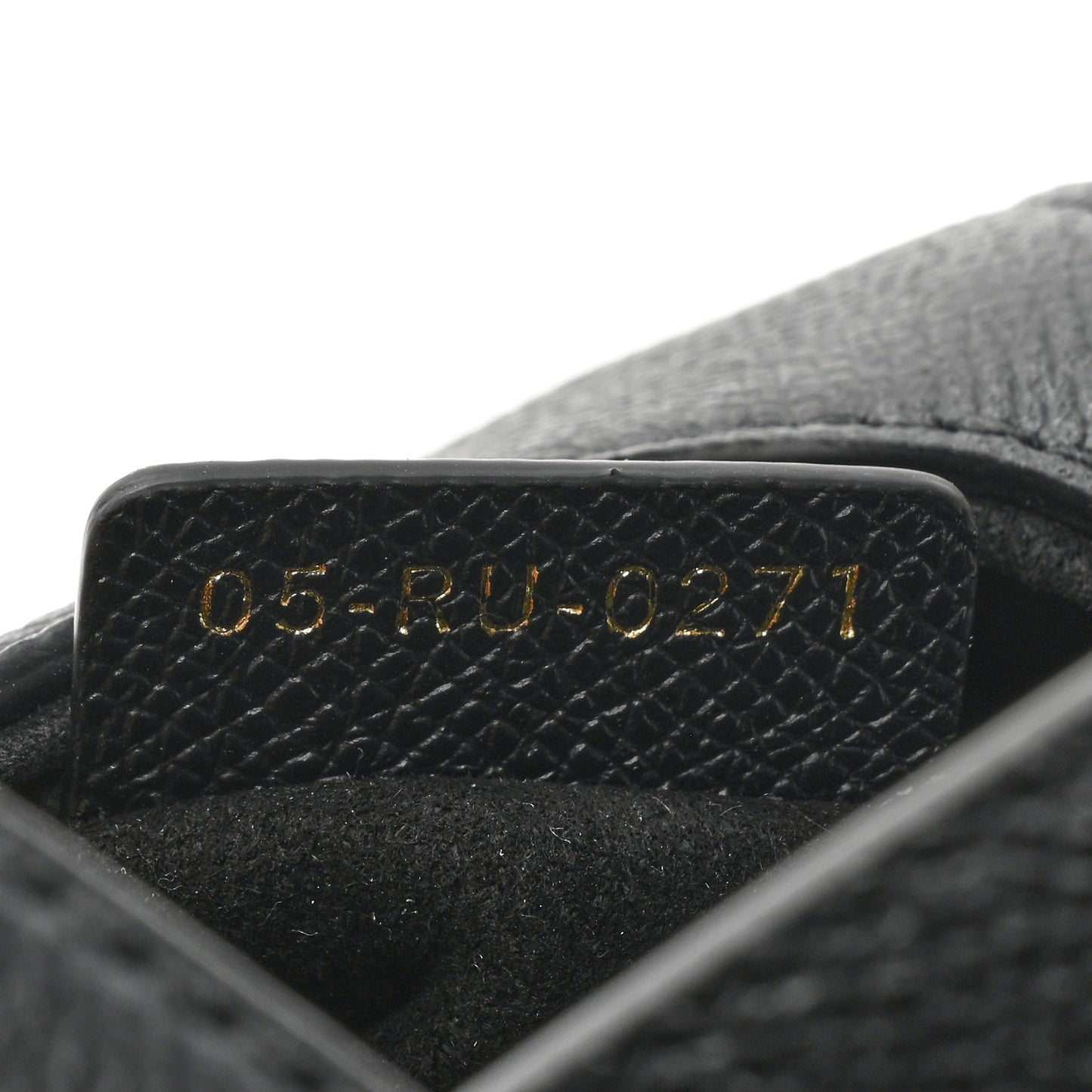 Grained Calfskin Mini Saddle Bag Black