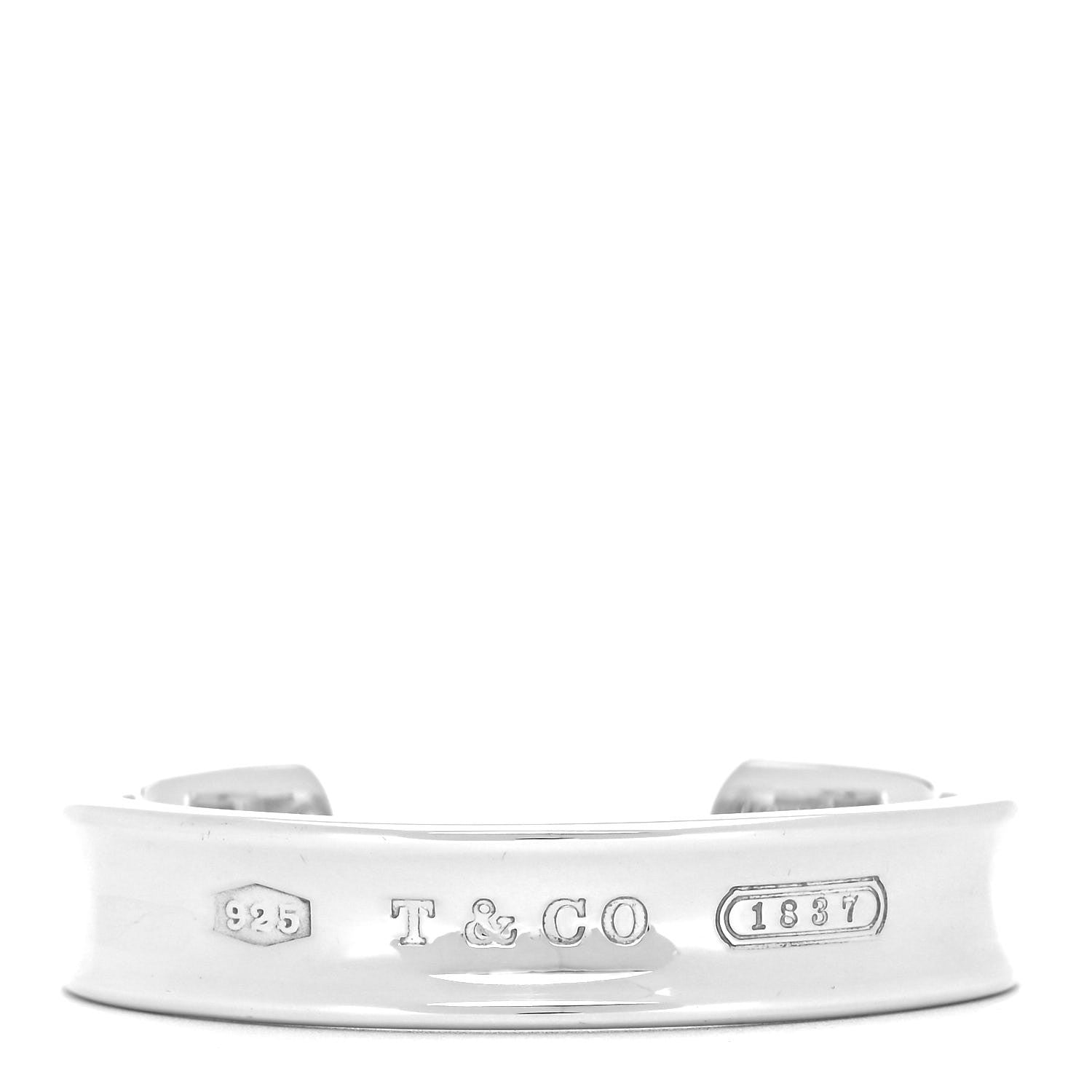 Tiffany Sterling Silver 1837 Cuff Bracelet 1 of 4