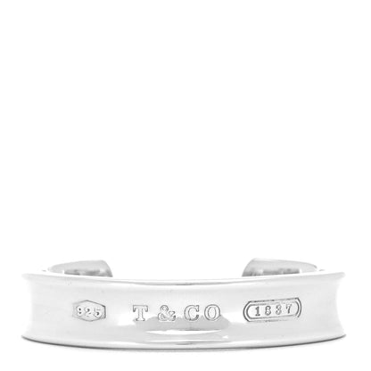 Tiffany Sterling Silver 1837 Cuff Bracelet 1 of 4