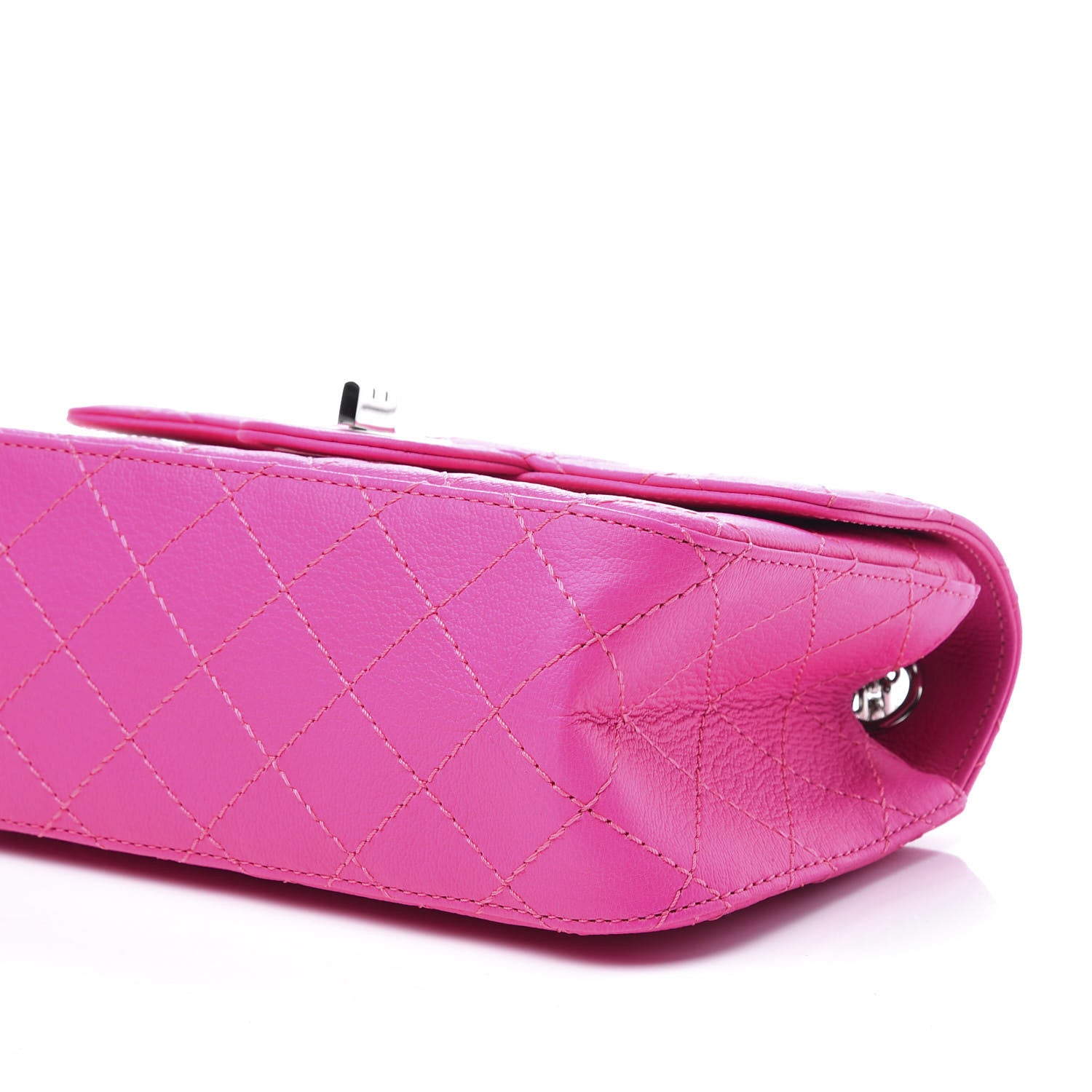 Chanel Goatskin Quilted 2.55 Reissue Mini Flap Fluorescent Pink 12 of 12