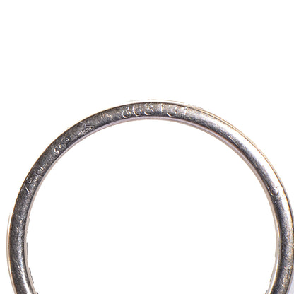 Cartier 18k White Gold Diamond Trinity Rolling Ring 49 5 4 of 7