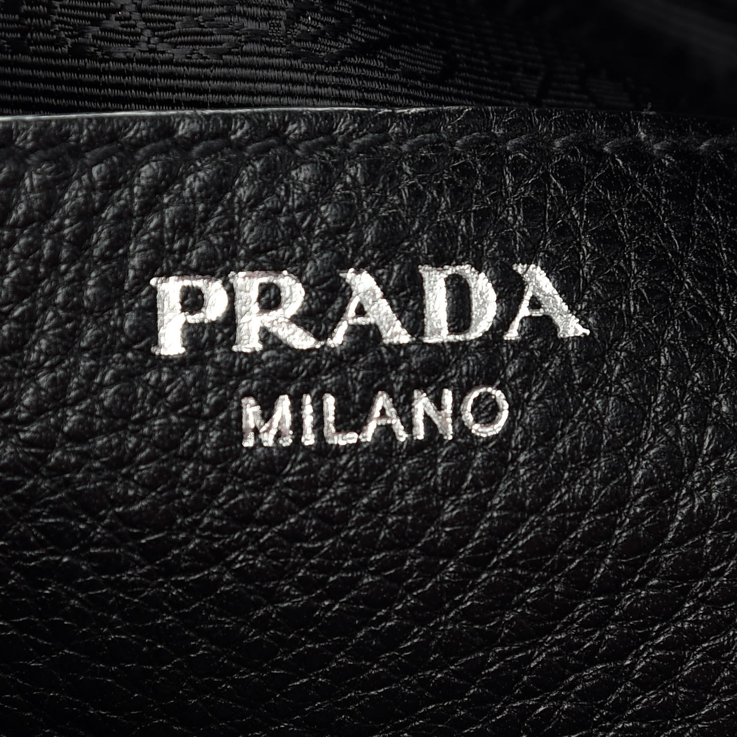 Prada Vitello Daino Shopping Tote Black 6 of 9