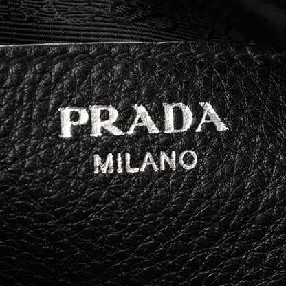 Prada Vitello Daino Shopping Tote Black 6 of 9