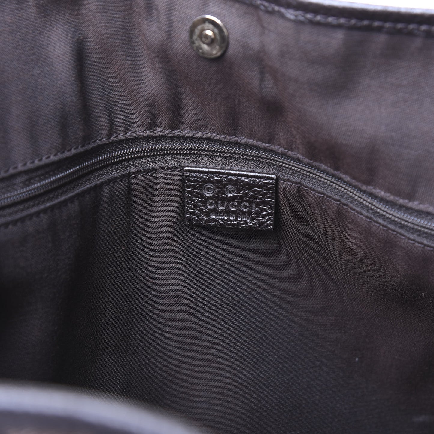 Monogram Tote Dark Brown
