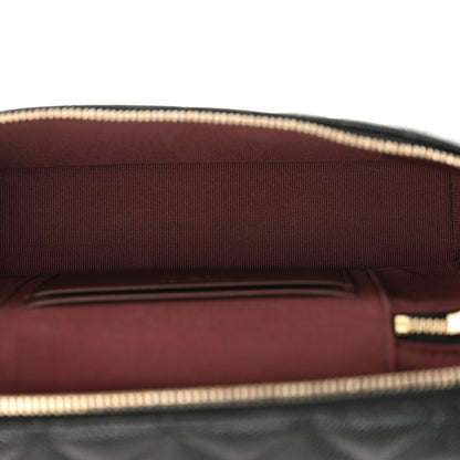 Chanel Caviar Quilted Top Handle Slim Vanity With Chain Black 5 of 11