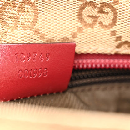 Gucci Monogram Web Small Flat Messenger Crossbody Pink Gold 7 of 14