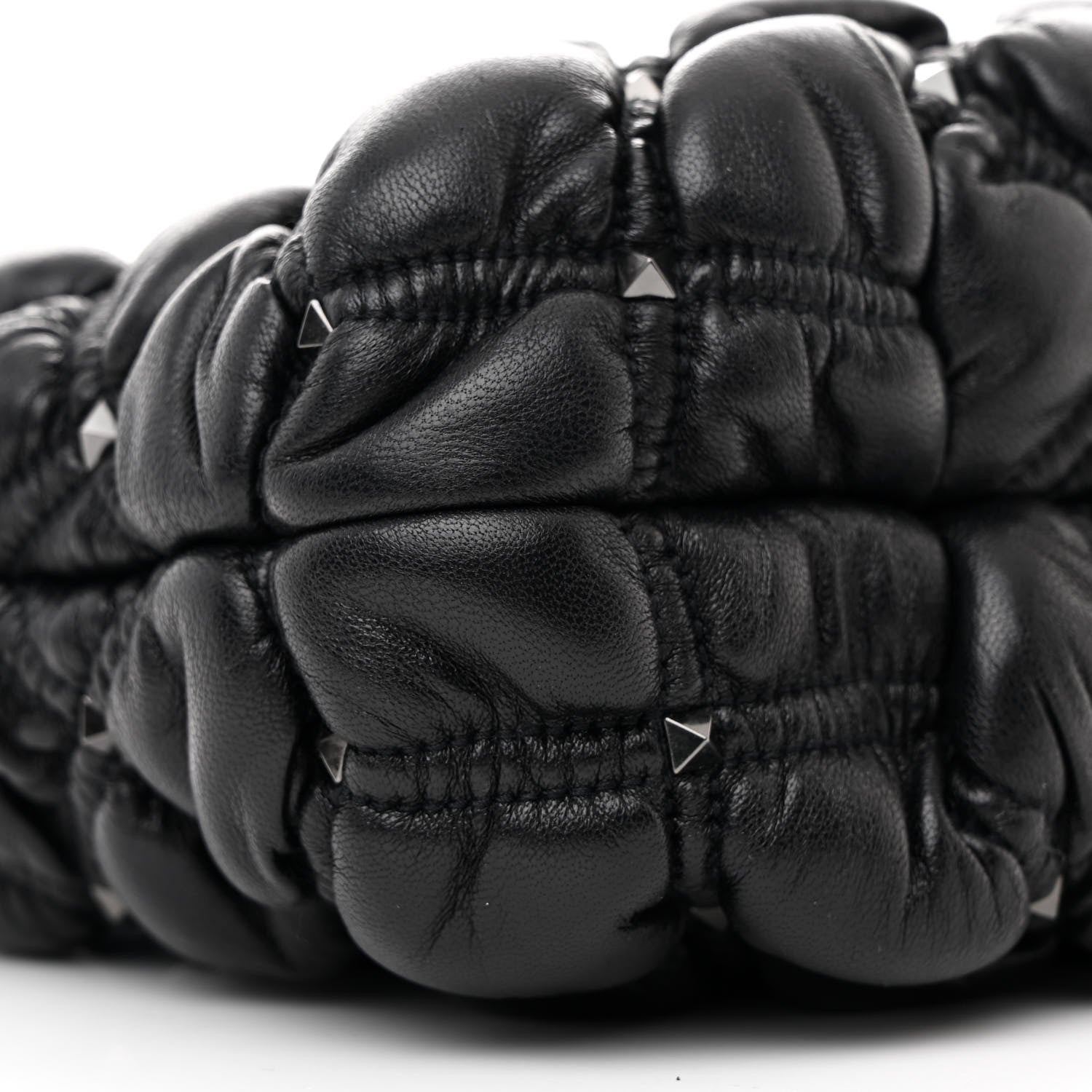 Valentino Garavani Nappa Spikeme Clutch Black 8 of 9