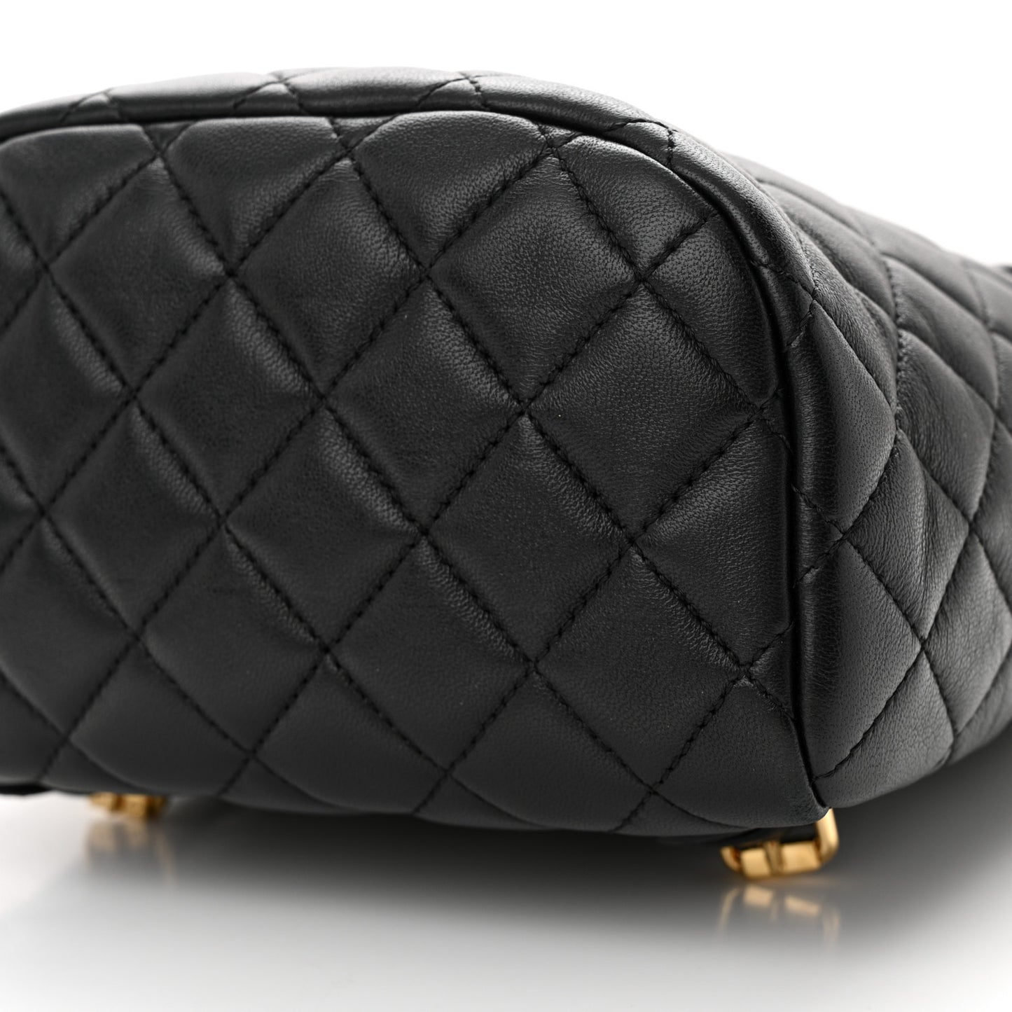 Lambskin Quilted Mini Urban Spirit Backpack Black