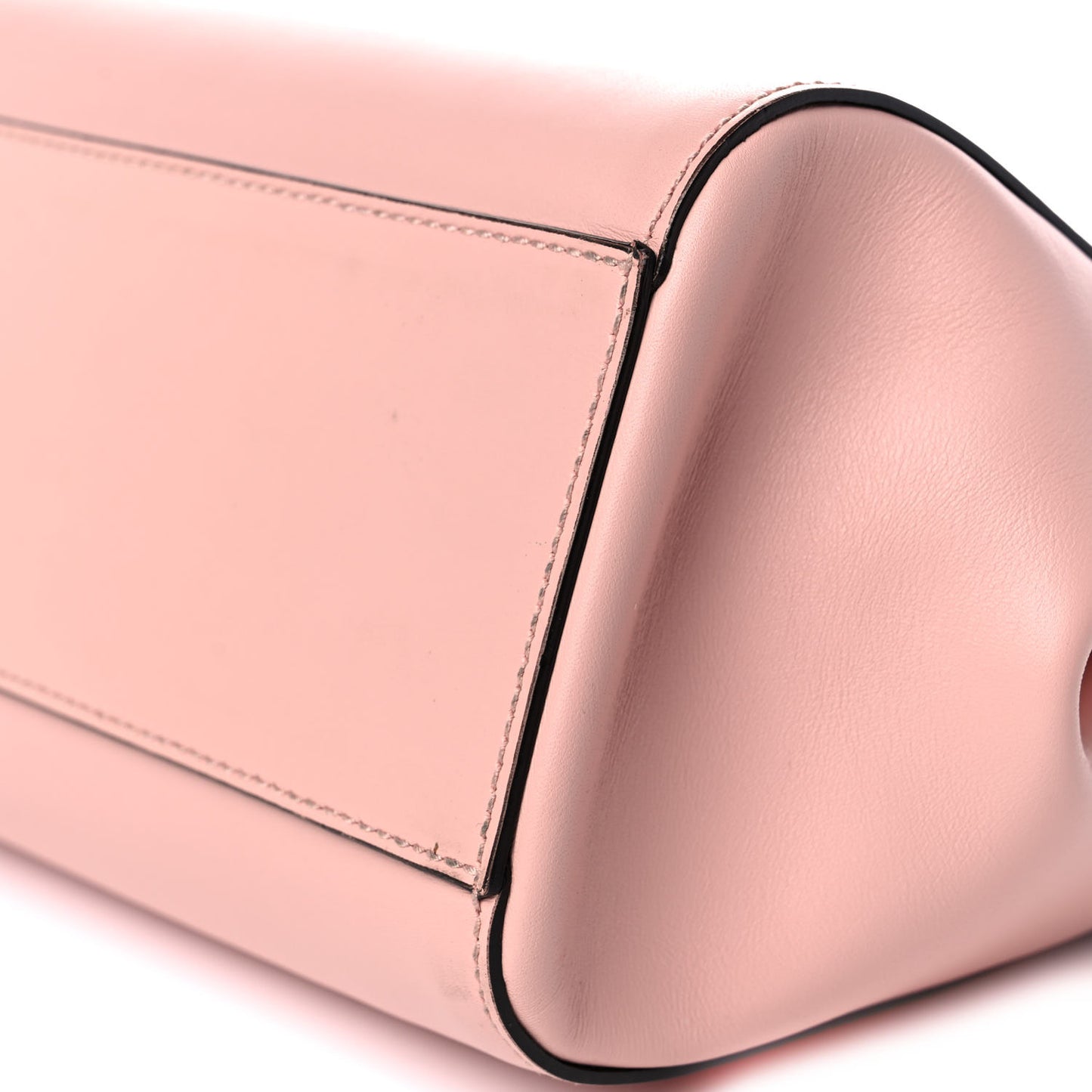 Nappa Bamboo Small Nymphaea Top Handle Bag Perfect Pink