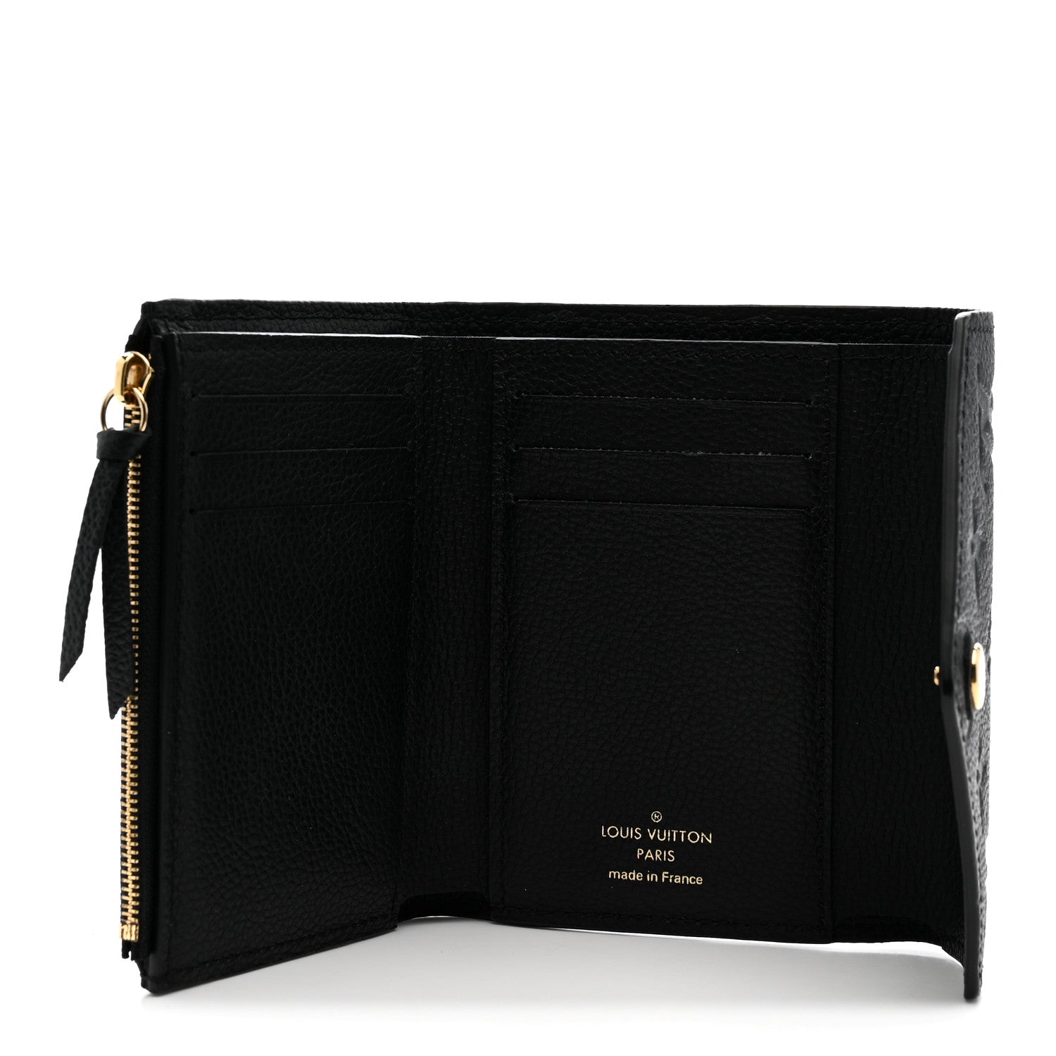 Louis Vuitton Empreinte Victorine Wallet Black 5 of 7
