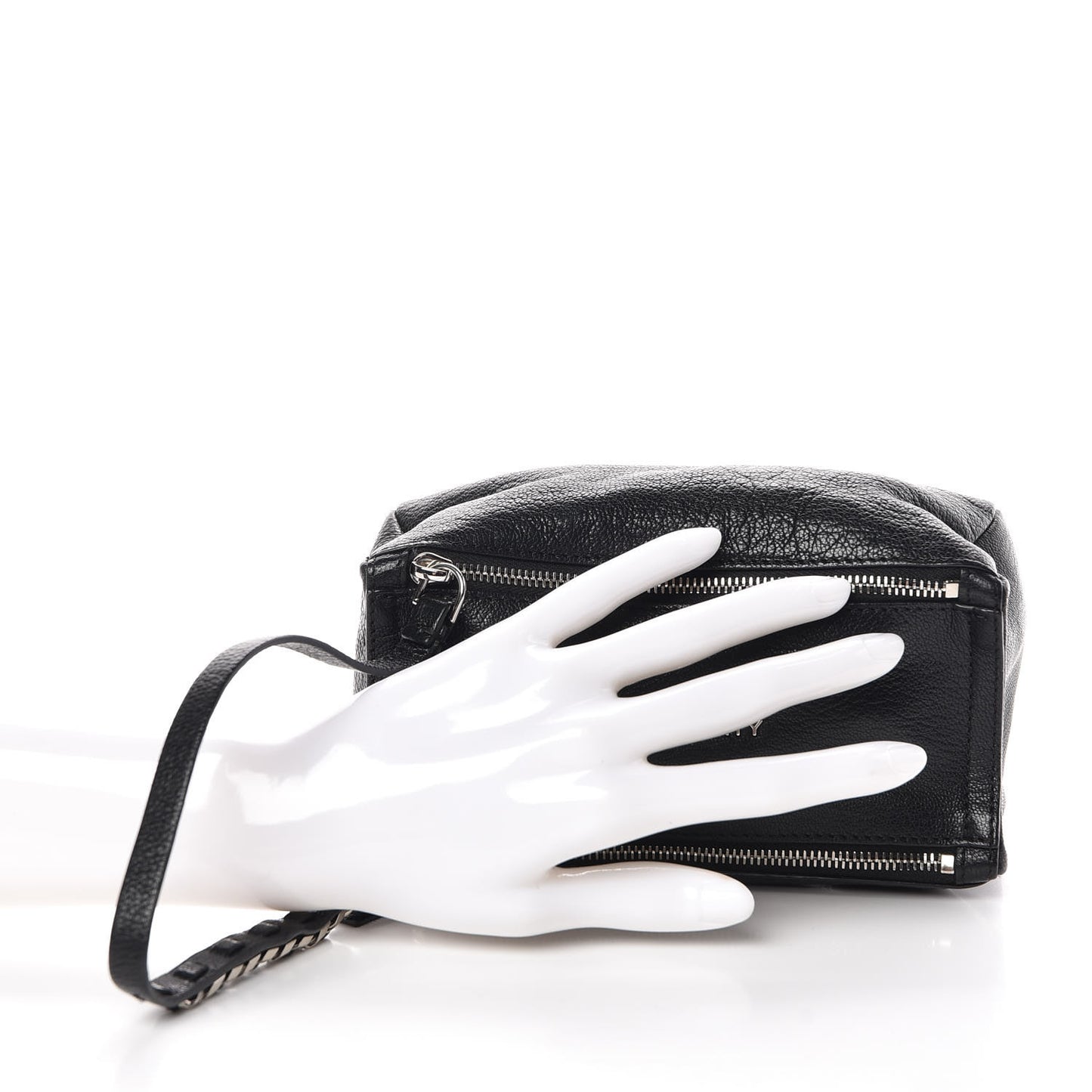 Sugar Goatskin Pandora Wristlet Black