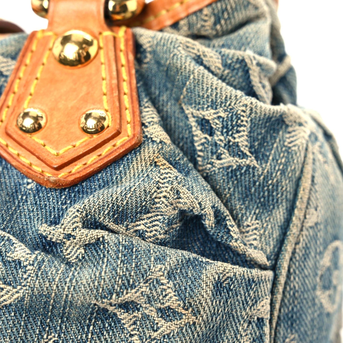 Monogram Denim Pleaty Blue