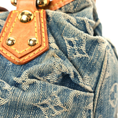 Louis Vuitton Monogram Denim Pleaty Blue 19 of 25