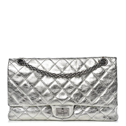 Chanel Metallic Aged Calfskin Quilted 2.55 Reissue 226 Flap Silver 1 of 16