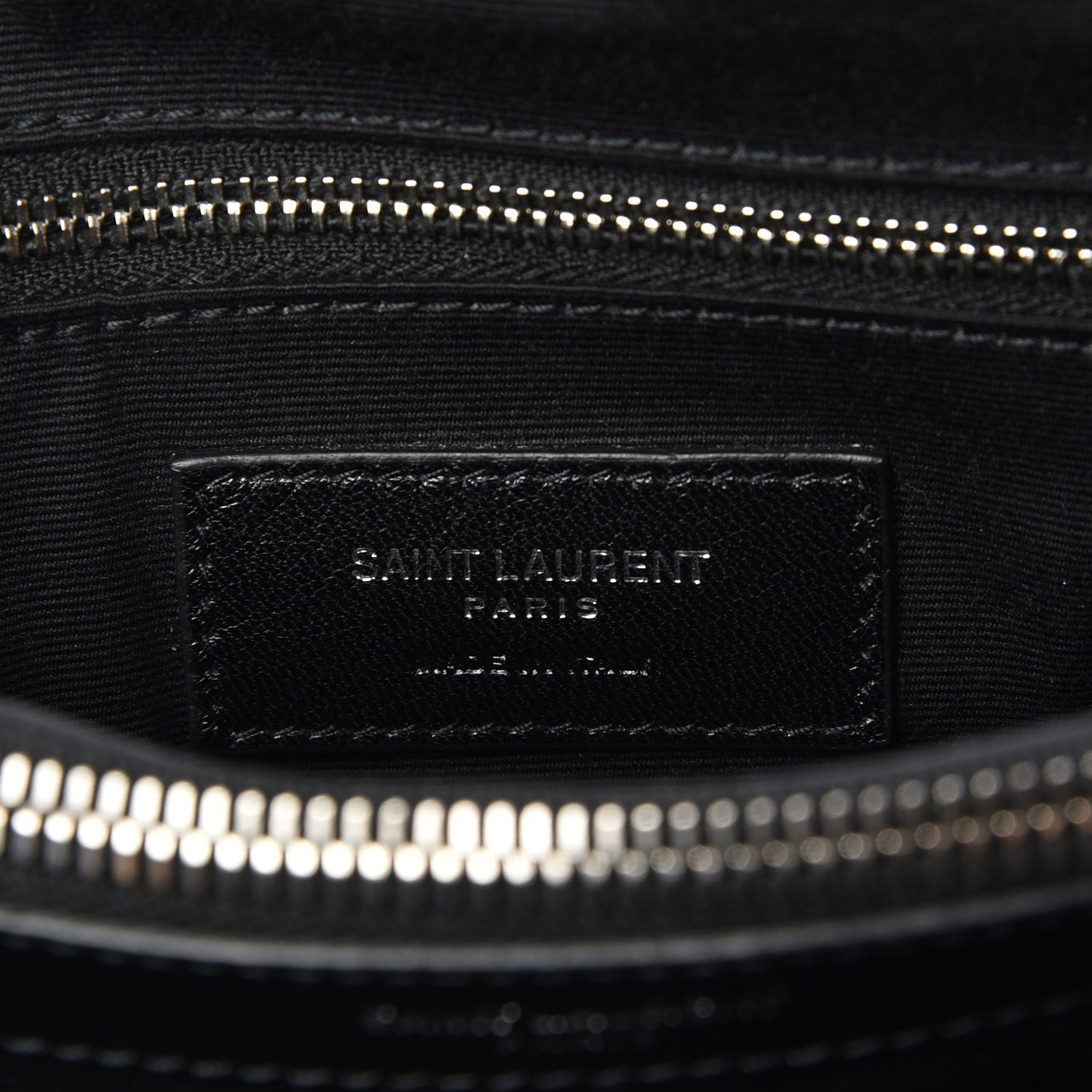 Saint Laurent Calfskin Y Quilted Monogram Medium Loulou Chain Satchel Black 6 of 7