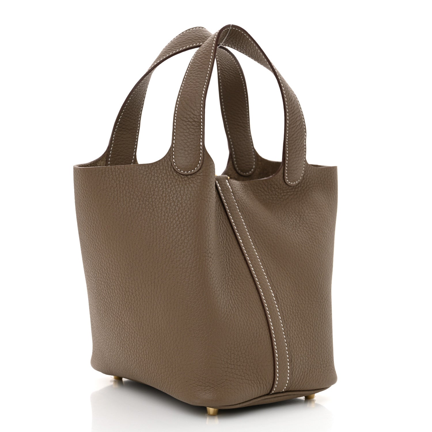 Hermes Taurillon Clemence Picotin Lock 18 PM Etoupe 3 of 11