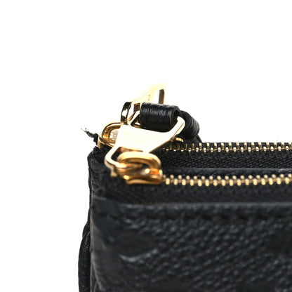 Louis Vuitton Empreinte Double Zip Pochette Black 10 of 11