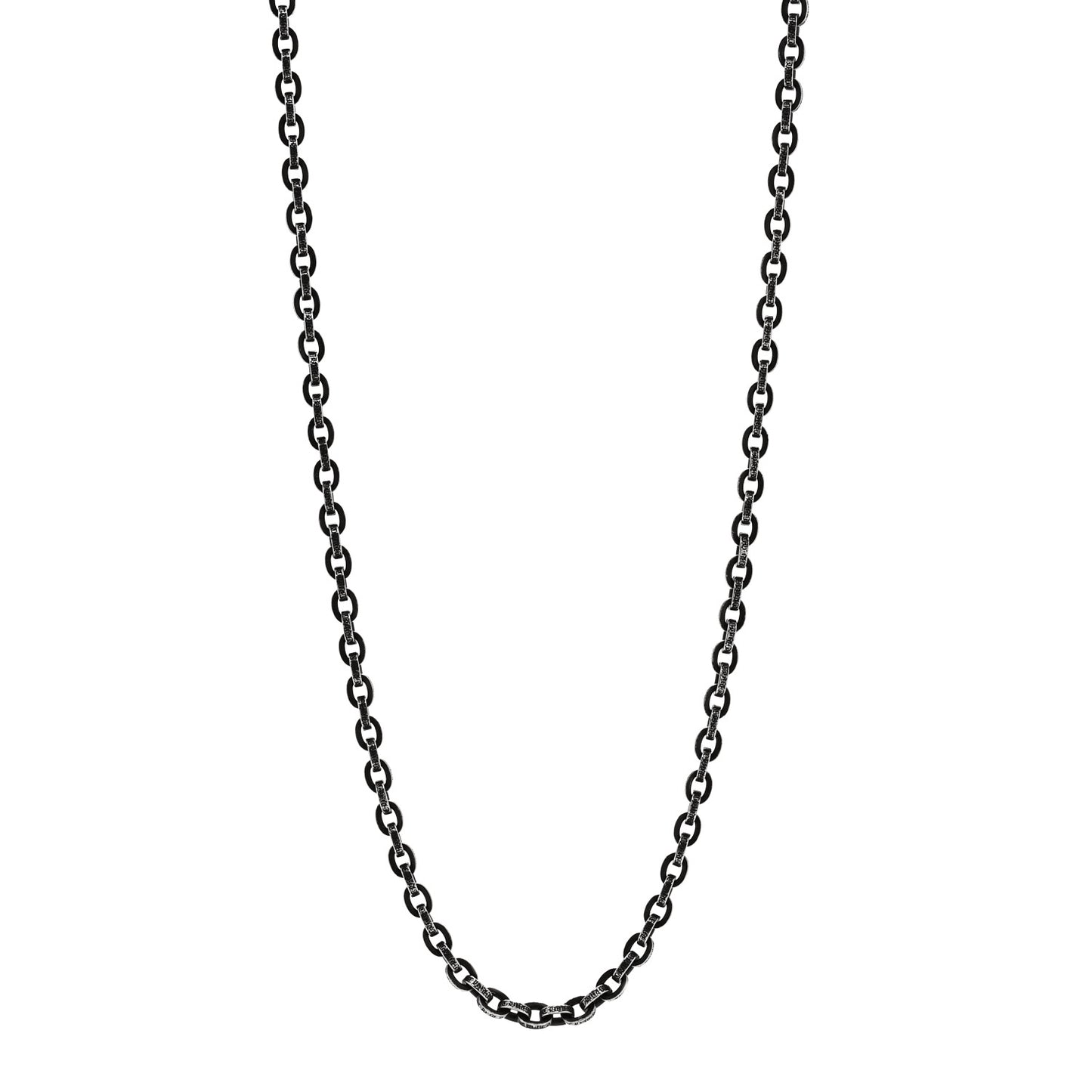 Sterling Silver Paper Chain Necklace