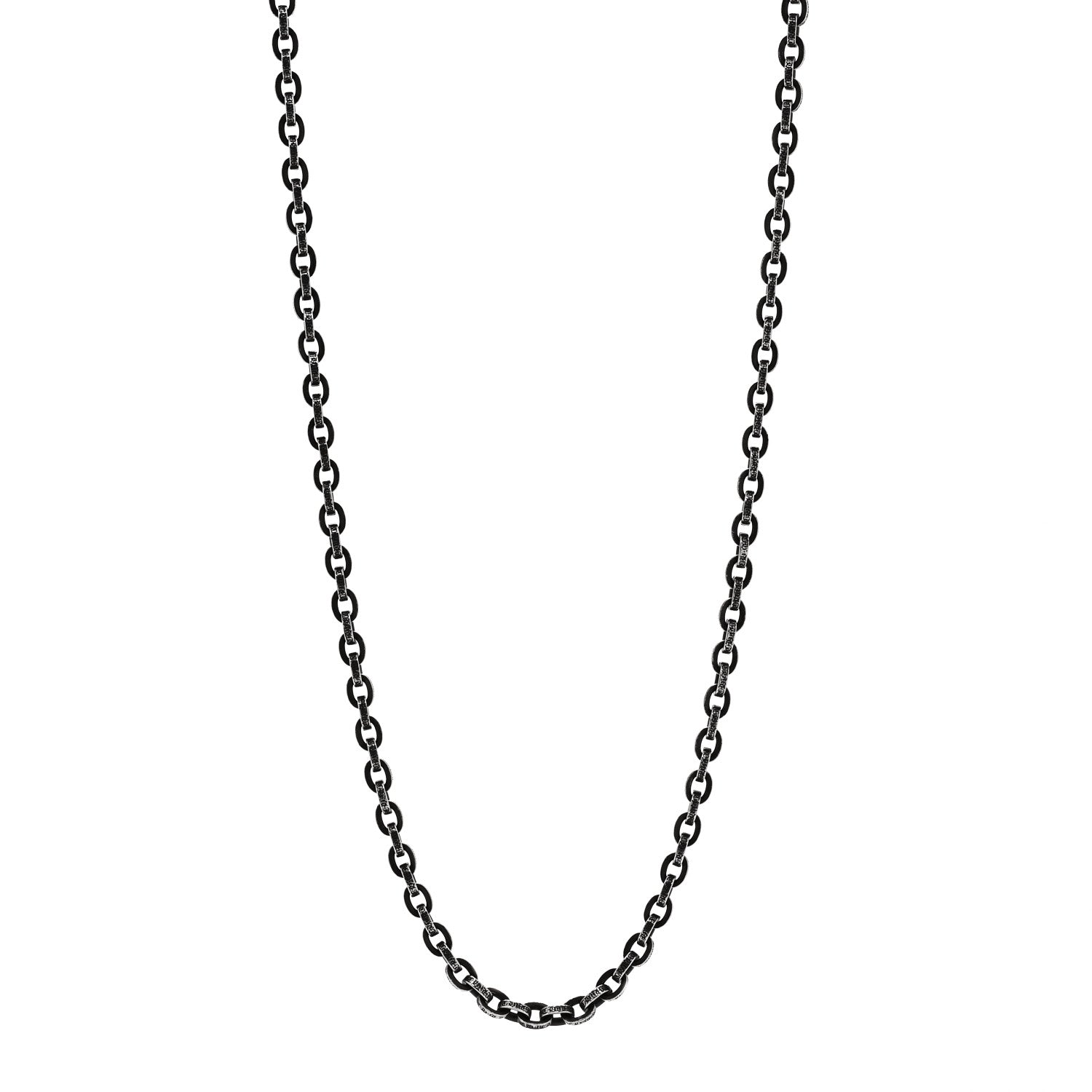 Chrome Hearts Sterling Silver Paper Chain Necklace 1 of 4