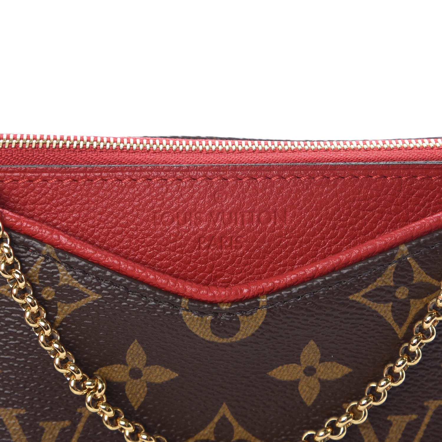 Louis Vuitton Monogram Pallas Clutch Cherry 8 of 10