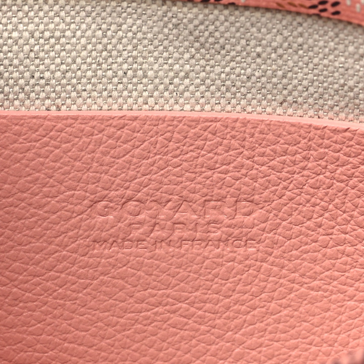 Goyardine Plumet Wallet Clutch Pink