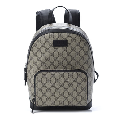 Gucci GG Supreme Monogram Small Eden Day Backpack Black 1 of 10