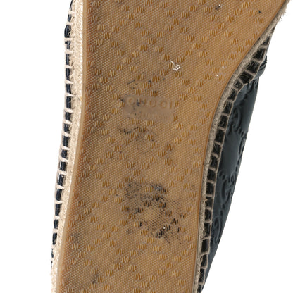 Gucci Guccissima Signature Espadrilles 40 Black 8 of 10