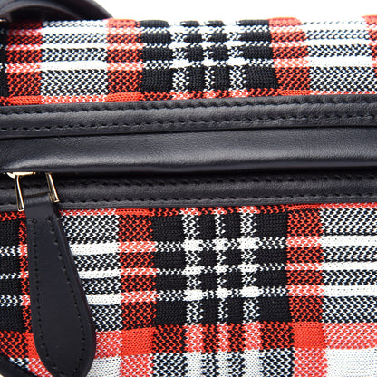 Burberry Knit Tartan Mini Olympia Shoulder Bag Bright Red 9 of 9