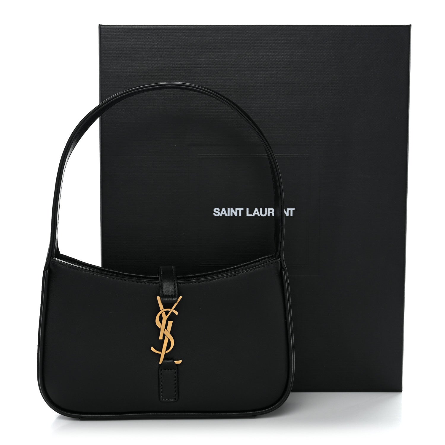 Saint Laurent Smooth Calfskin Le 5 A 7 Mini Hobo Black 11 of 11