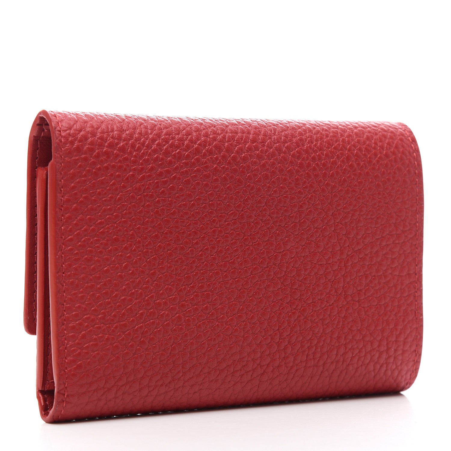 Louis Vuitton Taurillon Capucines Compact Wallet Rubis 3 of 6