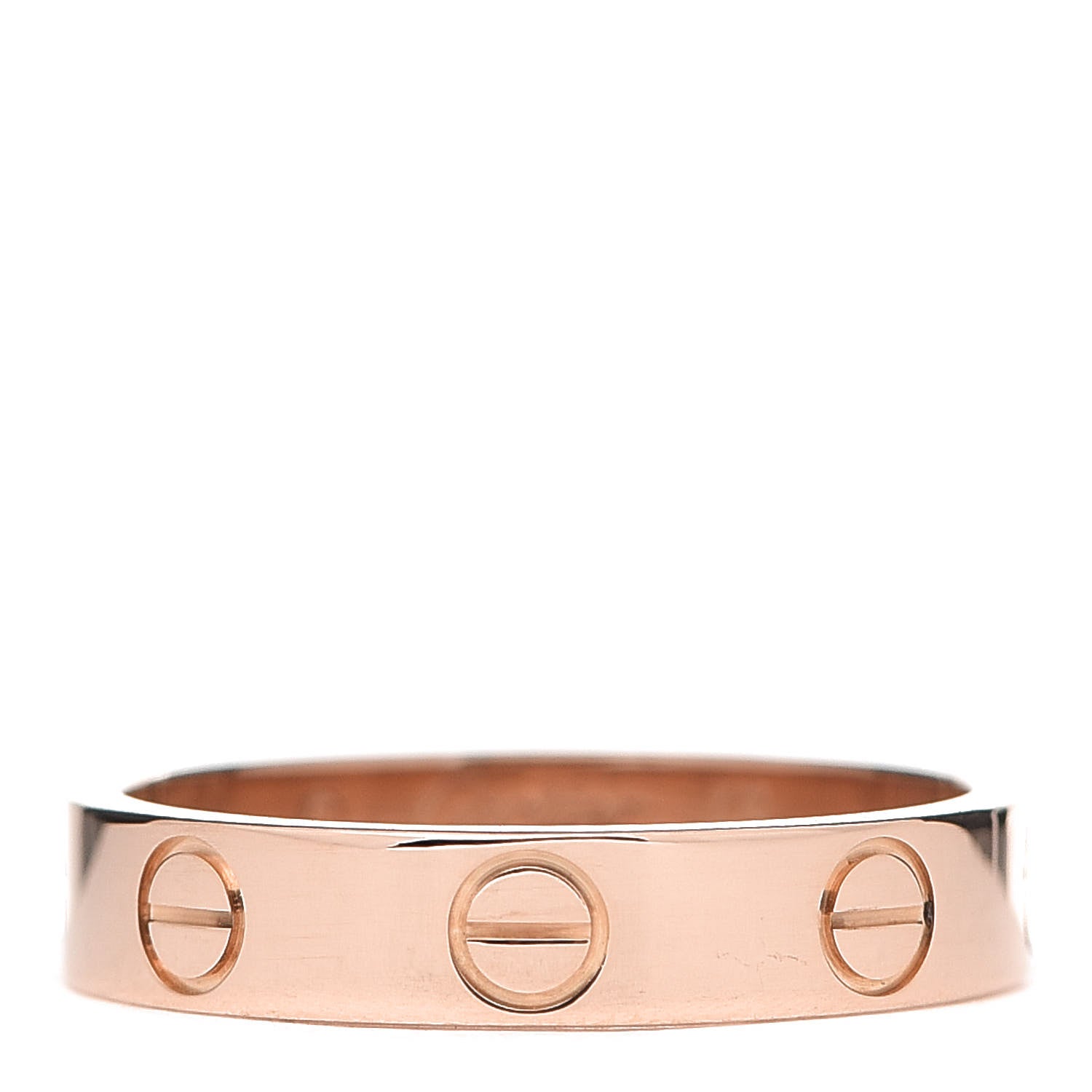 Cartier 18K Pink Gold 3.5mm LOVE Wedding Band Ring 49 4.75 1 of 4