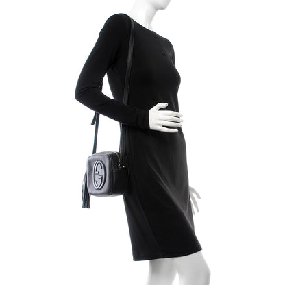 Gucci Pebbled Calfskin Small Soho Disco Bag Black 2 of 8