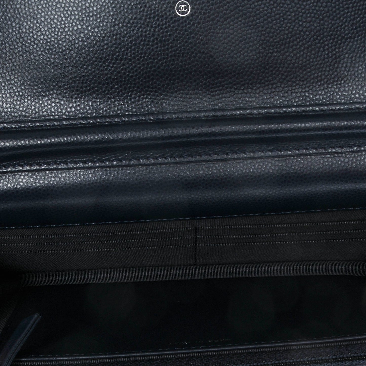Caviar Chevron Wallet On Chain WOC Navy