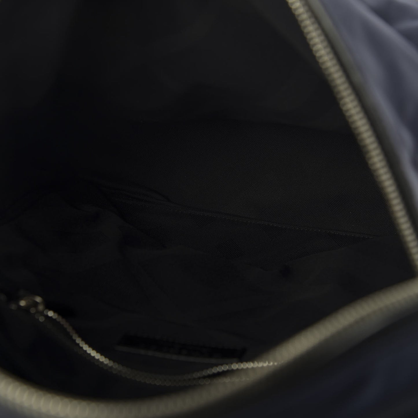 Nylon Pebbled Calfskin Backpack Navy
