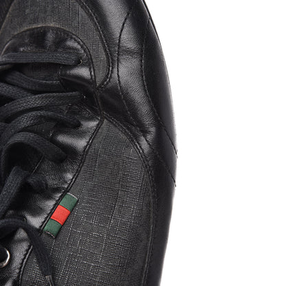 Gucci GG Supreme Monogram Mens Sneakers 10 Black 9 of 11