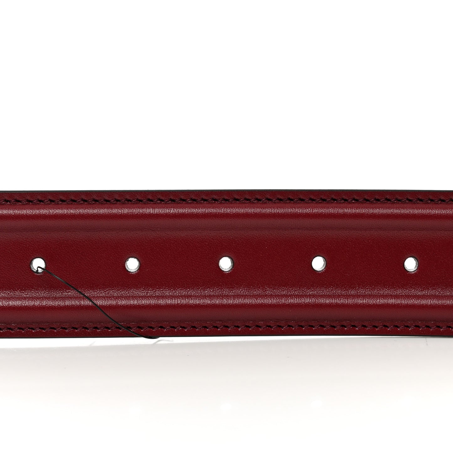 Ciny Lux Calfskin Patterned Double G 40mm Belt 85 34 Rubicund
