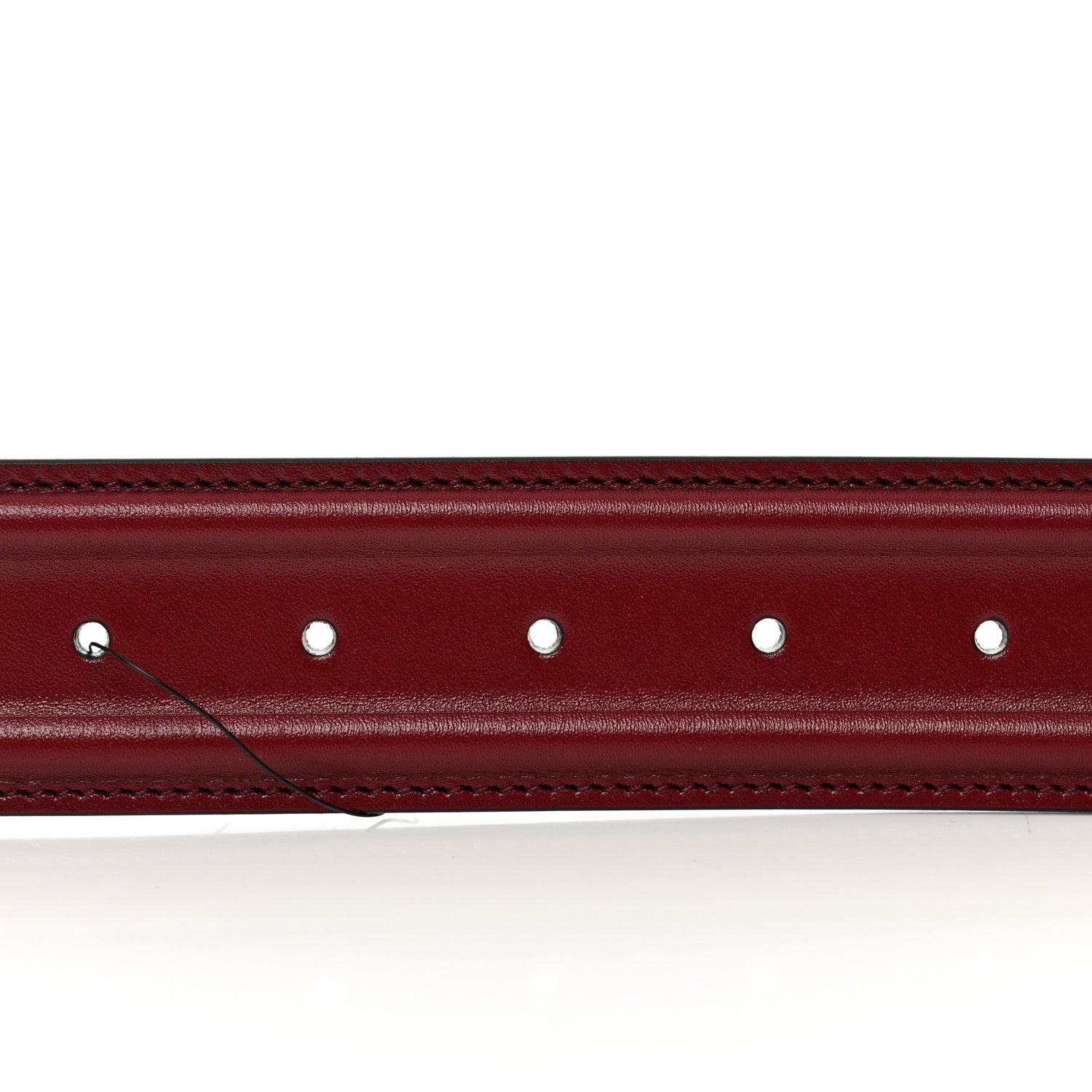 Gucci Ciny Lux Calfskin Patterned Double G 40mm Belt 85 34 Rubicund 4 of 5