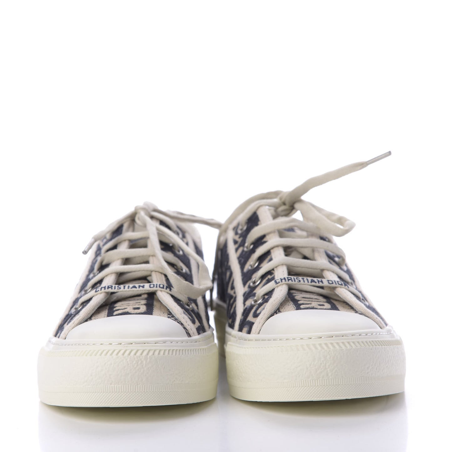 Canvas Oblique Walk'N'Dior Low Top Sneakers 39 Deep Blue