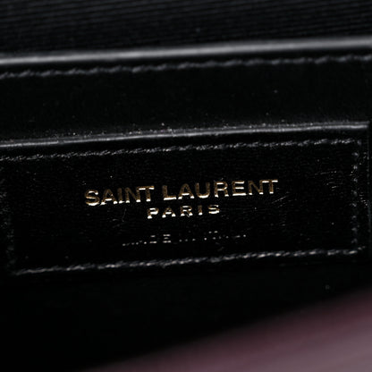 Saint Laurent Grain De Poudre Small Monogram Kate Satchel Armaranto 7 of 7