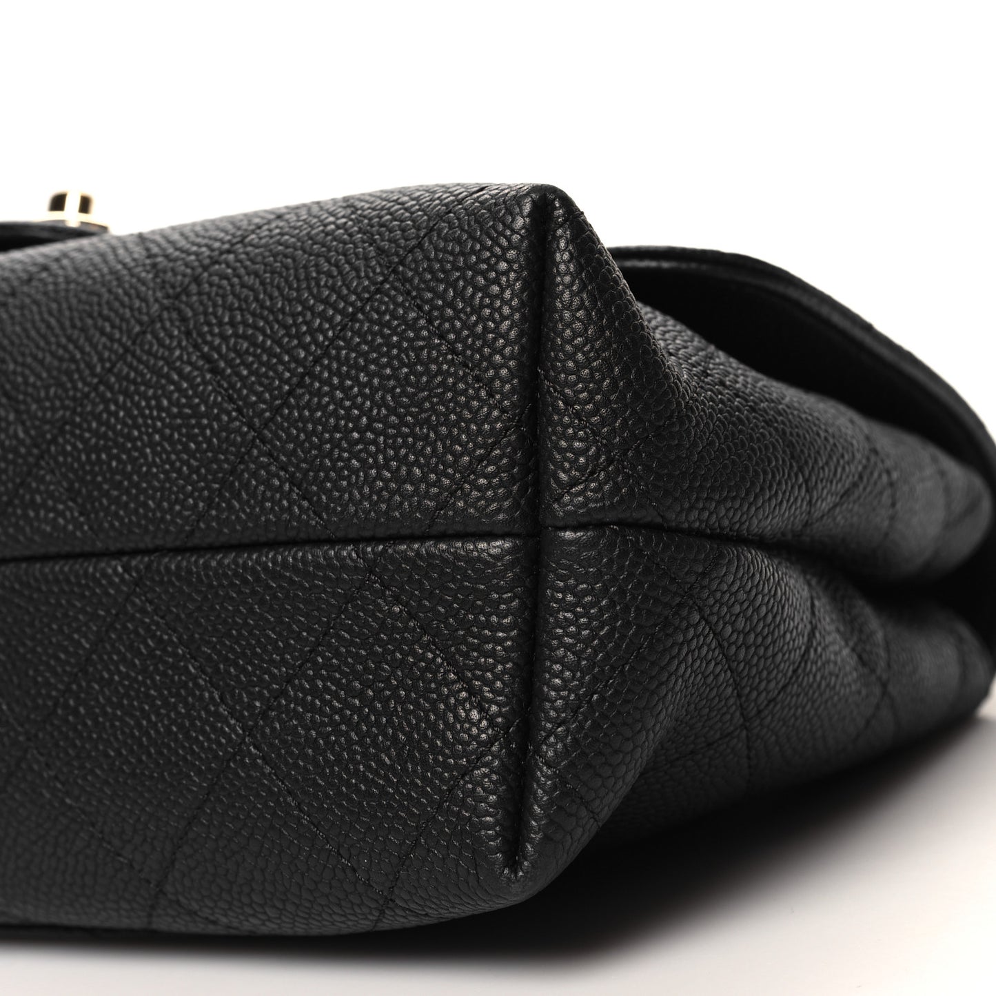 Caviar Quilted City Walk Flap Black