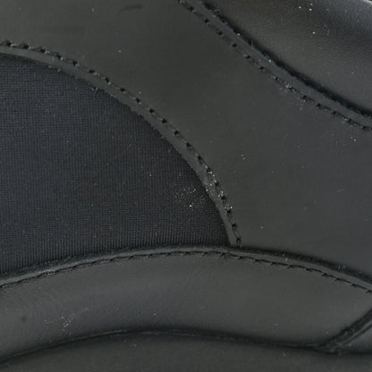 Chanel Lambskin Fabric CC Sneakers 36.5 Black 11 of 12