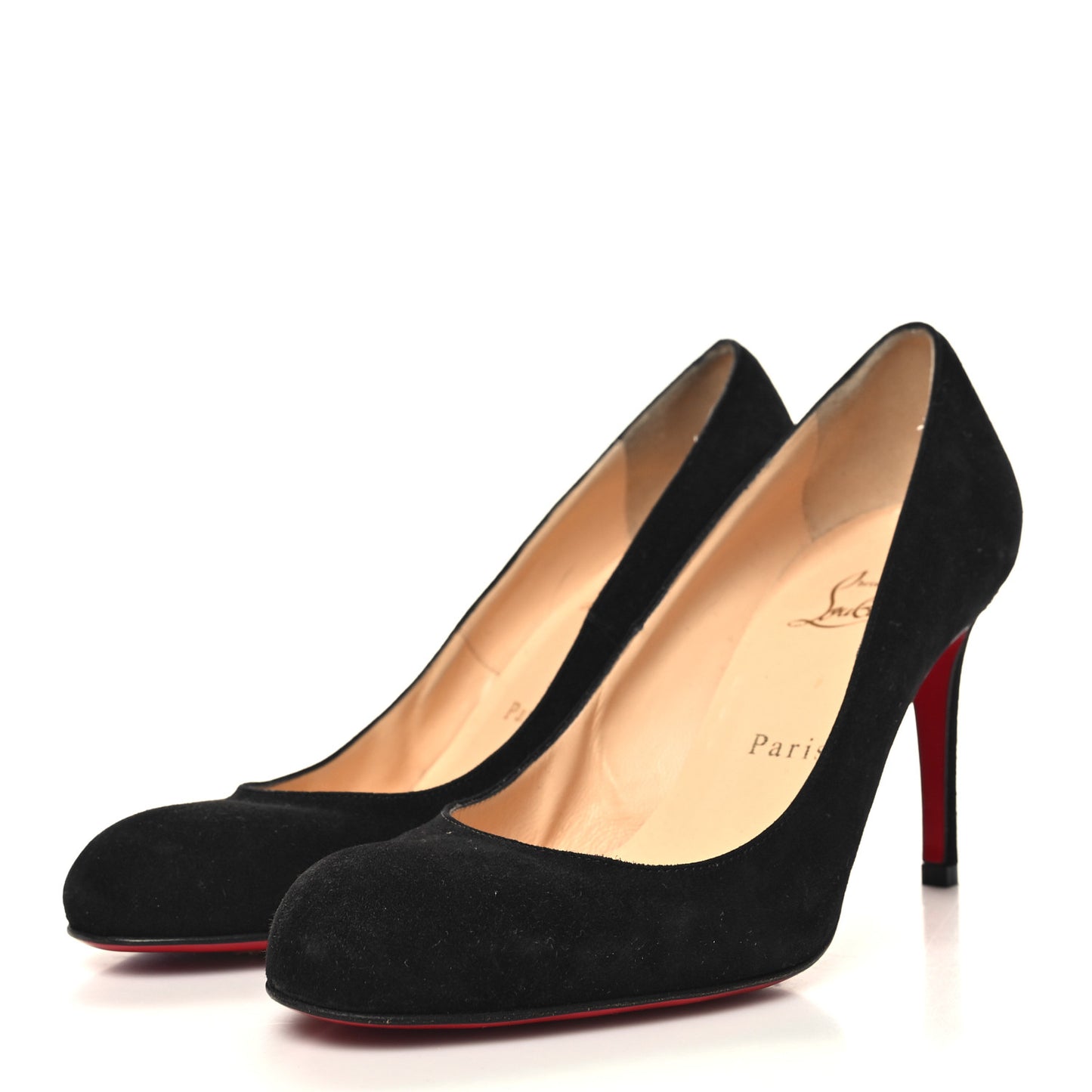 Suede Simple 100 Pumps 36.5 Black