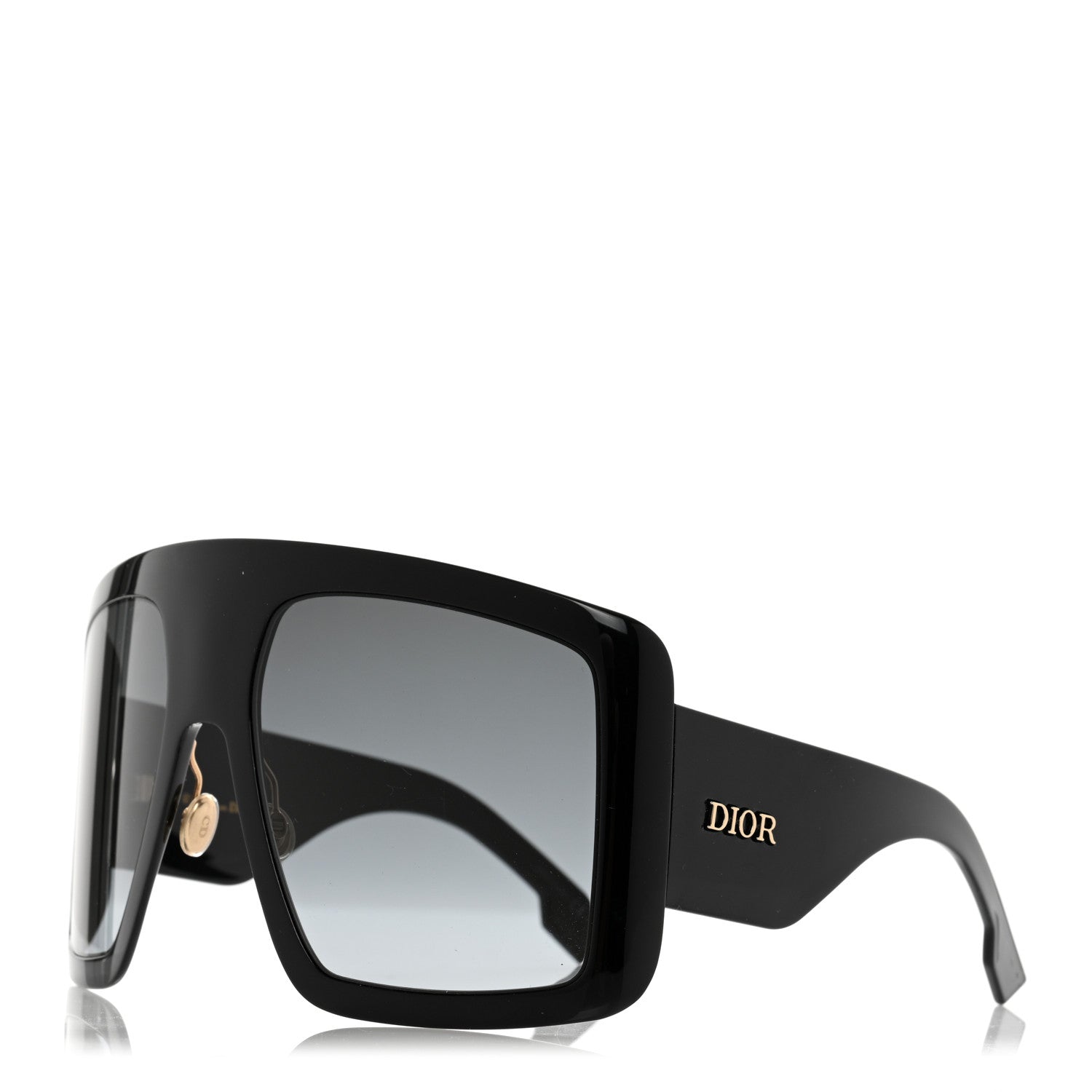 Christian Dior SoLight1 Shield Sunglasses Black 1 of 8