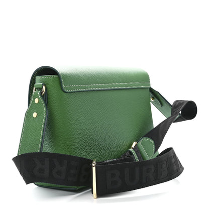 Burberry Grainy Calfskin Vintage Check Note Crossbody Bag Ivy Green 3 of 11