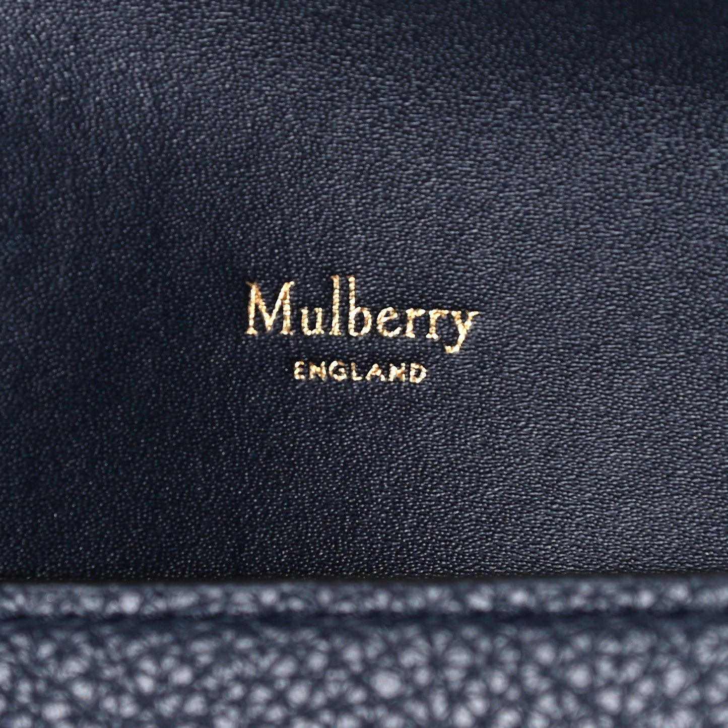 Small Classic Grain Darley Cosmetic Pouch Navy