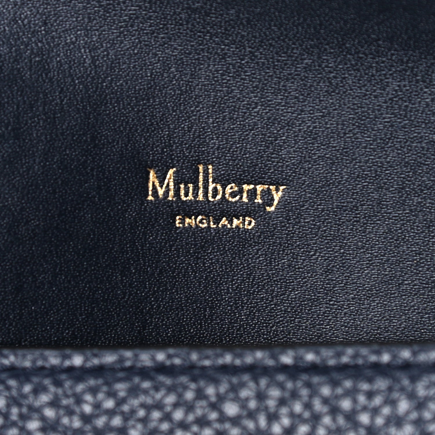 Mulberry Small Classic Grain Darley Cosmetic Pouch Navy 6 of 13