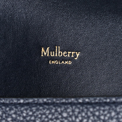 Mulberry Small Classic Grain Darley Cosmetic Pouch Navy 6 of 13