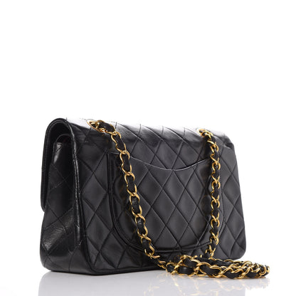Chanel Lambskin Quilted Small Double Flap Black 3 of 10