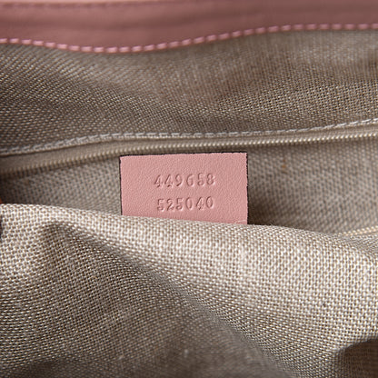 Gucci Soft Microguccissima Large Dome Satchel Soft Pink 7 of 10